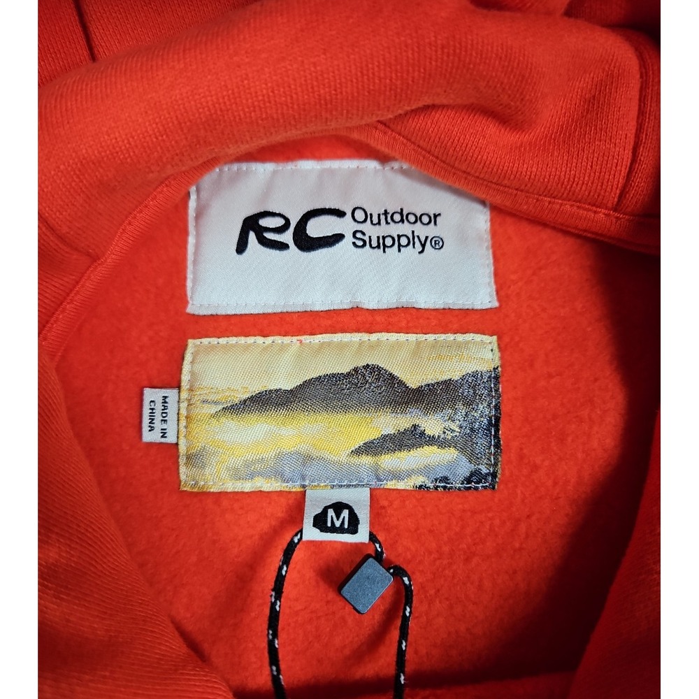 Reese Cooper Outdoor Supply RCOS Mens Orange Pullover Hoodie Size Medium NWT - Picture 3 of 9